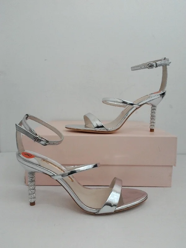 Versatile and stylish women's shoes for all occasions and seasonsSophia Webster Women's Rosalind Crystal Silver Heeled Sandal Size 38 M