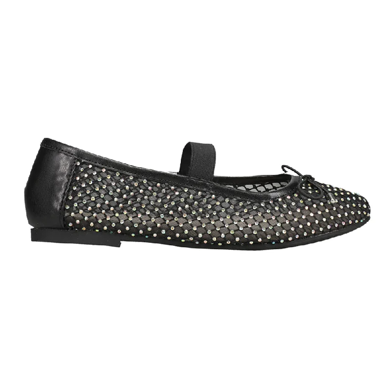 Bold and striking women's shoe fashionsUnica Rhinestone Mary Jane Flats
