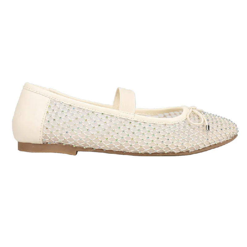 Flattering and stylish women's shoes for wide feetUnica Rhinestone Mary Jane Flats