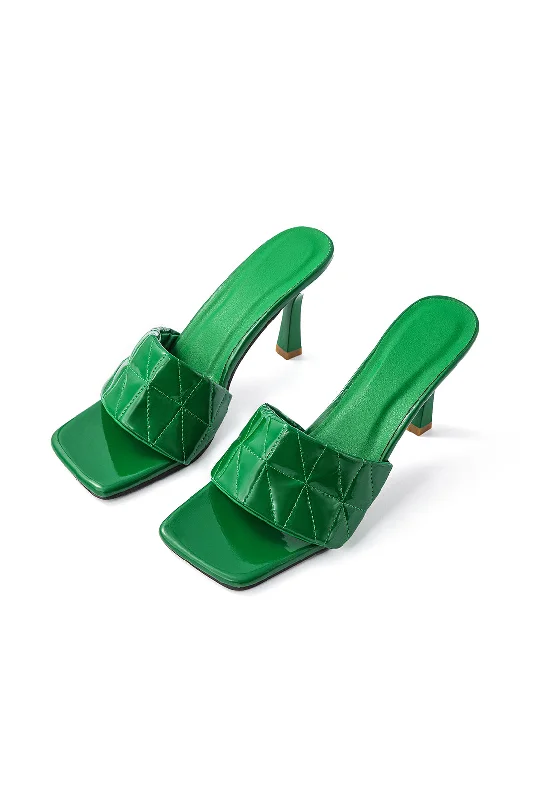 Stylish and comfortable women's shoes for long days at workSquare Open-Toe Slingback Low Heel Sandals
